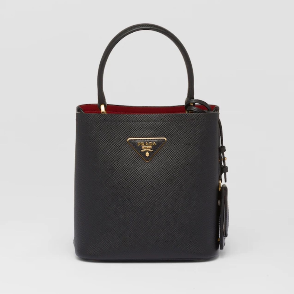 100% AUTHENTIC & BRAND NEW Small Saffiano Leather Prada Panier Bag